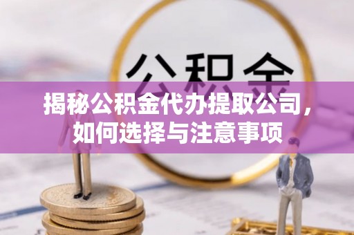 民众揭秘公积金代办提取公司，如何选择与注意事项