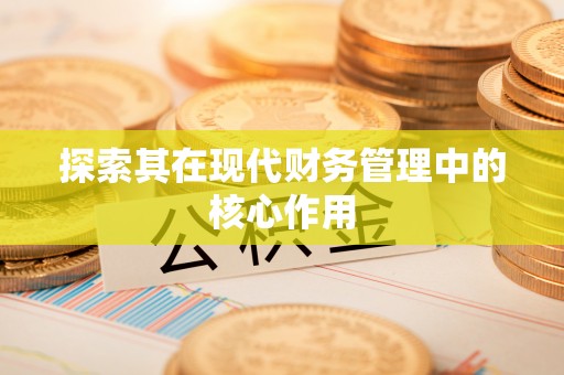 民众探索其在现代财务管理中的核心作用