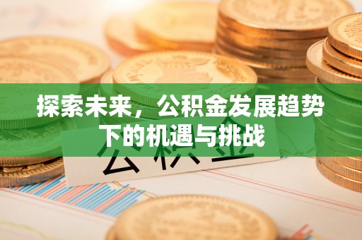 民众探索未来，公积金发展趋势下的机遇与挑战