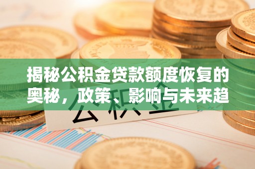 民众揭秘公积金贷款额度恢复的奥秘，政策、影响与未来趋势