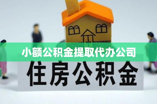 民众小额公积金提取代办公司